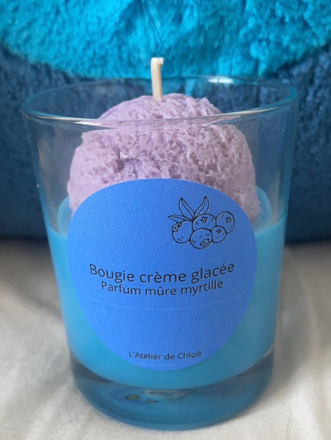 Bougie crème glacée