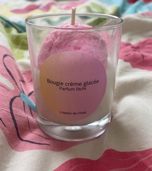 Bougie crème glacée